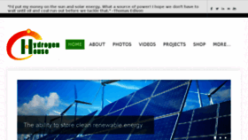 What Hydrogenhouseproject.org website looked like in 2017 (7 years ago)