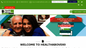 What Healthabove60.com website looked like in 2017 (7 years ago)