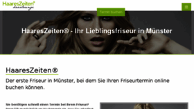 What Haareszeiten-haarlounge.de website looked like in 2017 (6 years ago)