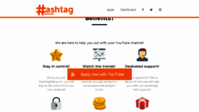 What Hashtagnetwork.net website looked like in 2017 (6 years ago)