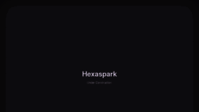 What Hexaspark.com website looked like in 2017 (6 years ago)