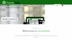 What Home-pad.fr website looked like in 2017 (6 years ago)