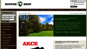 What Hunter-shop.cz website looked like in 2017 (6 years ago)