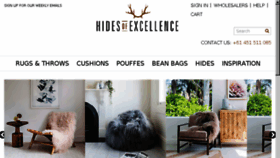 What Hidesofexcellence.com.au website looked like in 2017 (6 years ago)