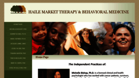 What Hailemarkettherapy.com website looked like in 2017 (7 years ago)