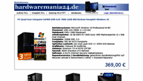 What Hardwaremania24.de website looked like in 2017 (6 years ago)