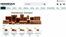 What Heindesign.de website looked like in 2017 (7 years ago)