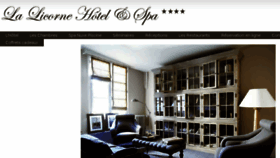 What Hotel-licorne.com website looked like in 2017 (9 years ago)