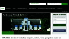 What Horti.co.za website looked like in 2017 (6 years ago)
