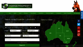 What Horseproperty.com.au website looked like in 2017 (6 years ago)