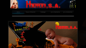 What Hamzisa.com website looked like in 2017 (6 years ago)