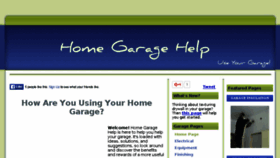 What Home-garage-help.com website looked like in 2017 (7 years ago)