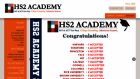 What Hs2academy.com website looked like in 2017 (6 years ago)