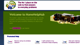What Homehelphub.com website looked like in 2017 (6 years ago)