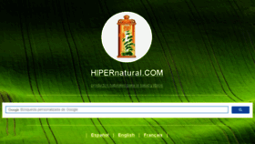 What Hipernatural.com website looked like in 2017 (6 years ago)