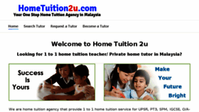 What Hometuition2u.com website looked like in 2017 (7 years ago)