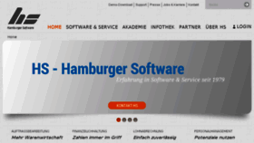 What Hamburger-software.de website looked like in 2017 (6 years ago)