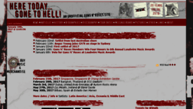 What Heretodaygonetohell.com website looked like in 2017 (6 years ago)