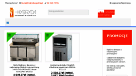 What Hybryda-gastro.pl website looked like in 2017 (6 years ago)