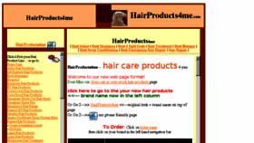 What Hairproducts4me.com website looked like in 2017 (6 years ago)