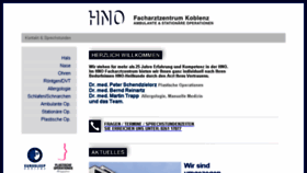 What Hno-facharztzentrum.de website looked like in 2017 (6 years ago)