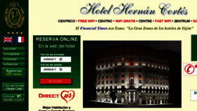 What Hotelhernancortes.es website looked like in 2017 (6 years ago)