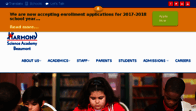 What Hsabeaumont.org website looked like in 2017 (6 years ago)