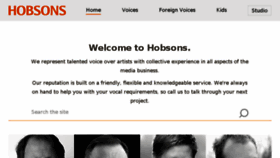 What Hobsons-international.com website looked like in 2017 (6 years ago)