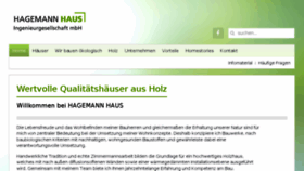 What Hagemann-haus.com website looked like in 2017 (6 years ago)