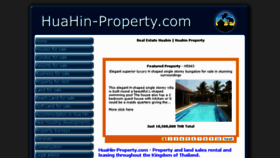 What Huahin-property.com website looked like in 2017 (6 years ago)