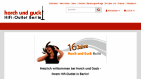 What Horch-und-guck.de website looked like in 2017 (8 years ago)