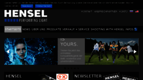 What Hensel.eu website looked like in 2017 (6 years ago)