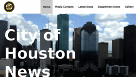 What Houstongovnewsroom.org website looked like in 2017 (6 years ago)