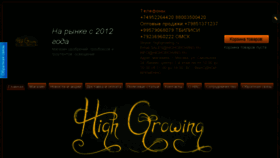 What Highgrowing.ru website looked like in 2017 (6 years ago)
