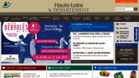 What Haute-loire.fr website looked like in 2017 (6 years ago)