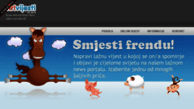 What Hrvijesti.com website looked like in 2017 (6 years ago)