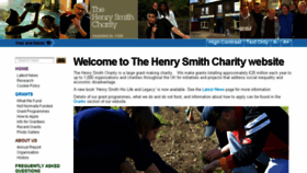 What Henrysmithcharity.org.uk website looked like in 2017 (6 years ago)