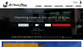 What Hotelarles-chevalblanc.com website looked like in 2017 (6 years ago)