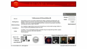 What Homosiden.dk website looked like in 2017 (6 years ago)