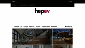 What Hepev.com website looked like in 2017 (6 years ago)