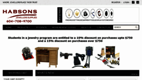 What Habsonssupplies.com website looked like in 2017 (6 years ago)