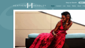 What Heatherheadley.com website looked like in 2017 (6 years ago)