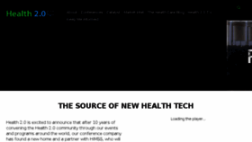 What Health2con.com website looked like in 2017 (6 years ago)