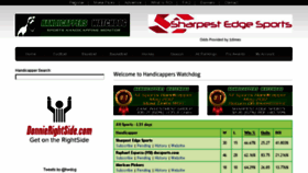 What Handicapperswatchdog.com website looked like in 2017 (6 years ago)