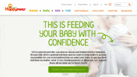What Happybabyfood.com website looked like in 2017 (6 years ago)