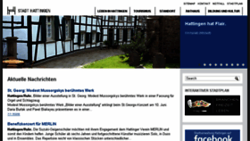 What Hattingen.de website looked like in 2017 (6 years ago)