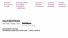 What Hautzentrum-bellabeau.de website looked like in 2017 (6 years ago)
