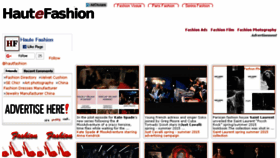 What Hautfashion.com website looked like in 2017 (6 years ago)