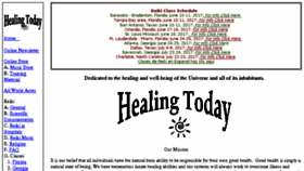 What Healingtoday.com website looked like in 2017 (6 years ago)