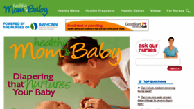 What Health4mom.org website looked like in 2017 (6 years ago)